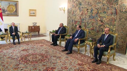 رسائل السيسي خلال استقباله نائب رئيس المجلس العسكري السوداني