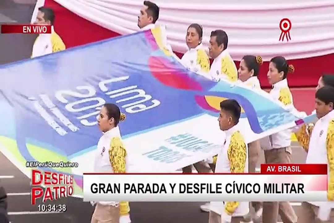 Gran Parada Militar: medallistas de los Juegos Panamericanos participan en desfile