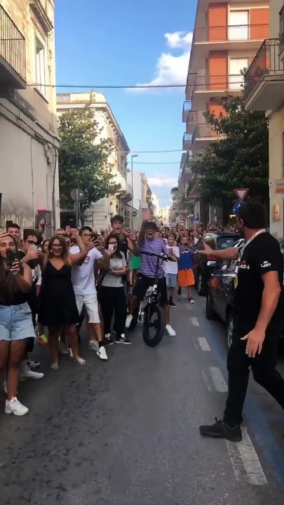 Elettra Lamborghini ad Andria
