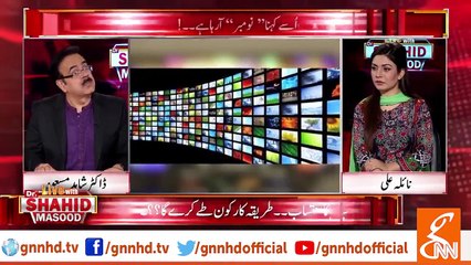 Absar Alam edited one's show and instruct not to talk against Nawaz Sharif: Dr Shahid Masood
