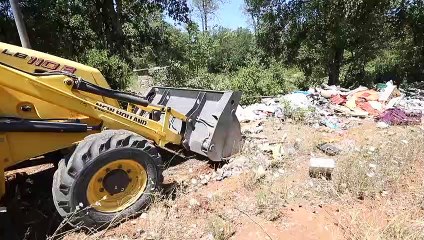 Camp des Roms a Lorgues : faire place nette, après leur départ