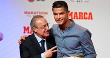 Real Madridli taraftarların Cristiano Ronaldo'nun, Florentino Perez ile sarılması sonrası yaptığı tezahürat dikkat çekti!