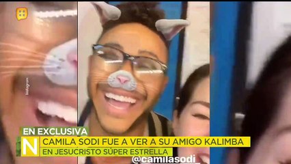 Camila Sodi fue a ver a Kalimba a Jesucristo Súper Estrella.