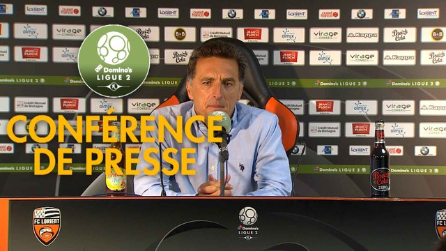 Conférence de presse FC Lorient - Paris FC (3-0) : Christophe PELISSIER (FCL) - Mecha BAZDAREVIC (PFC) - 2019/2020