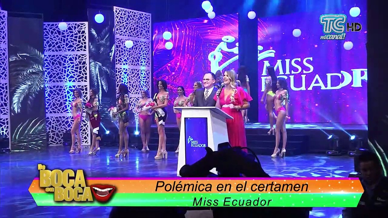 El abogado de la Organización Miss Ecuador, José Luis Cueva habla sobre descontento de candidatas