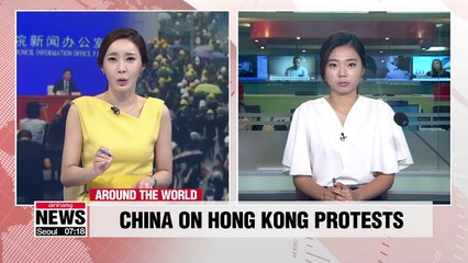 China accuses Hong Kong protesters of committing 'evil and criminal acts'