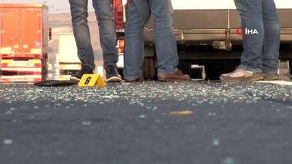 Çatalca'daki talihsiz kazada kamyon şoförü feci şekilde can verdi