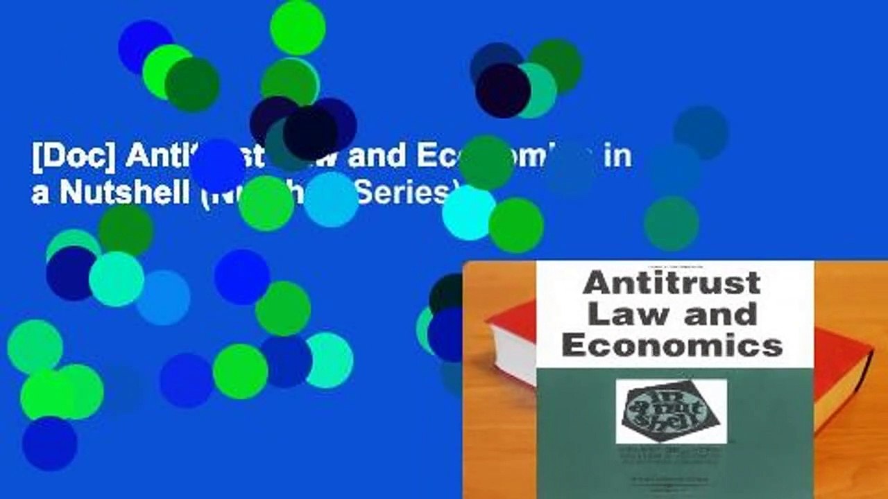 [Doc] Antitrust Law and Economics in a Nutshell (Nutshell Series)
