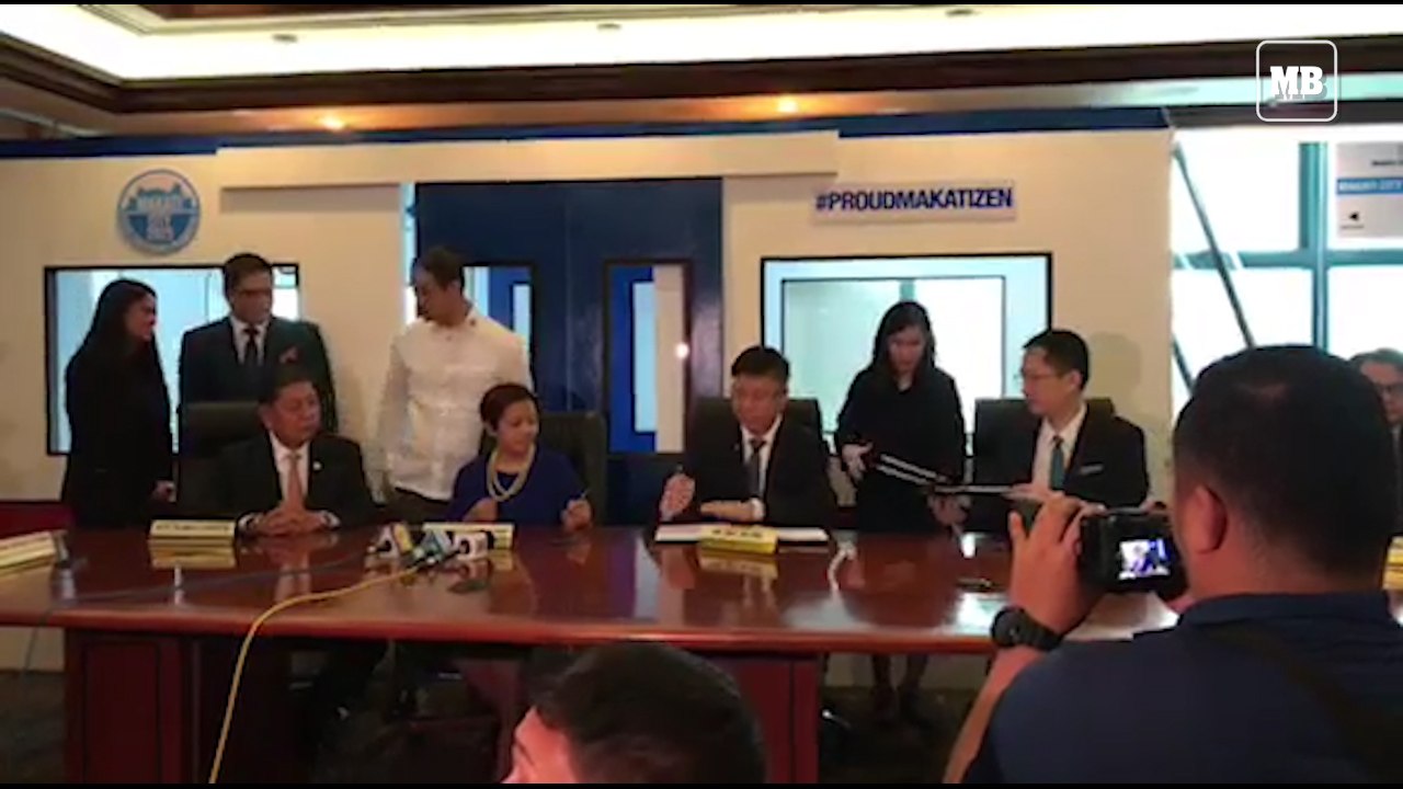 Makati Mayor inks a Joint Venture Agreement with Philippine Infra Dev. Holdings, Inc. for the Makati Subway Project