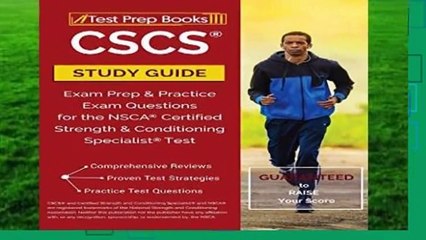 Full E-book  CSCS Study Guide: Exam Prep   Practice Exam Questions for the NSCA Certified