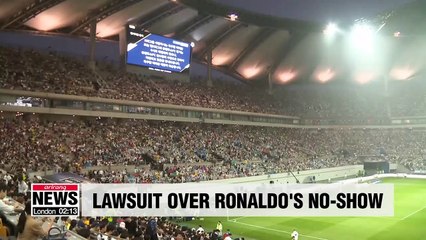 Lawyer files lawsuit against Ronaldo, Juventus and event organizer over 'no-show'