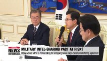 Rising voices within S. Korea calling for scrapping Seoul-Tokyo military intel-sharing agreement