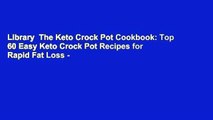 Library  The Keto Crock Pot Cookbook: Top 60 Easy Keto Crock Pot Recipes for Rapid Fat Loss -