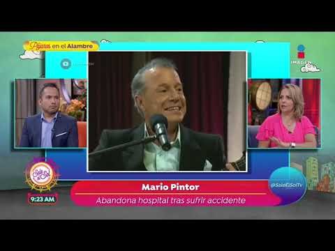 Mario Pintor abandona hospital tras sufrir accidente automovilístico | Sale el Sol