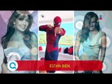 Thalía se disfraza de Spiderman por sus hijos | Qué Importa