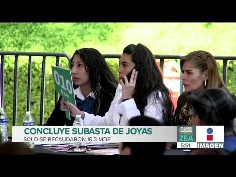 Recaudan 10.3 mdp de subasta de joyas en Los Pinos | Noticias con Francisco Zea
