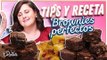 Tips y receta para hacer brownies perfectos | Cocina Delirante