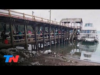 La Angostura semi aislada: la odisea de los turistas para salir en catamarán