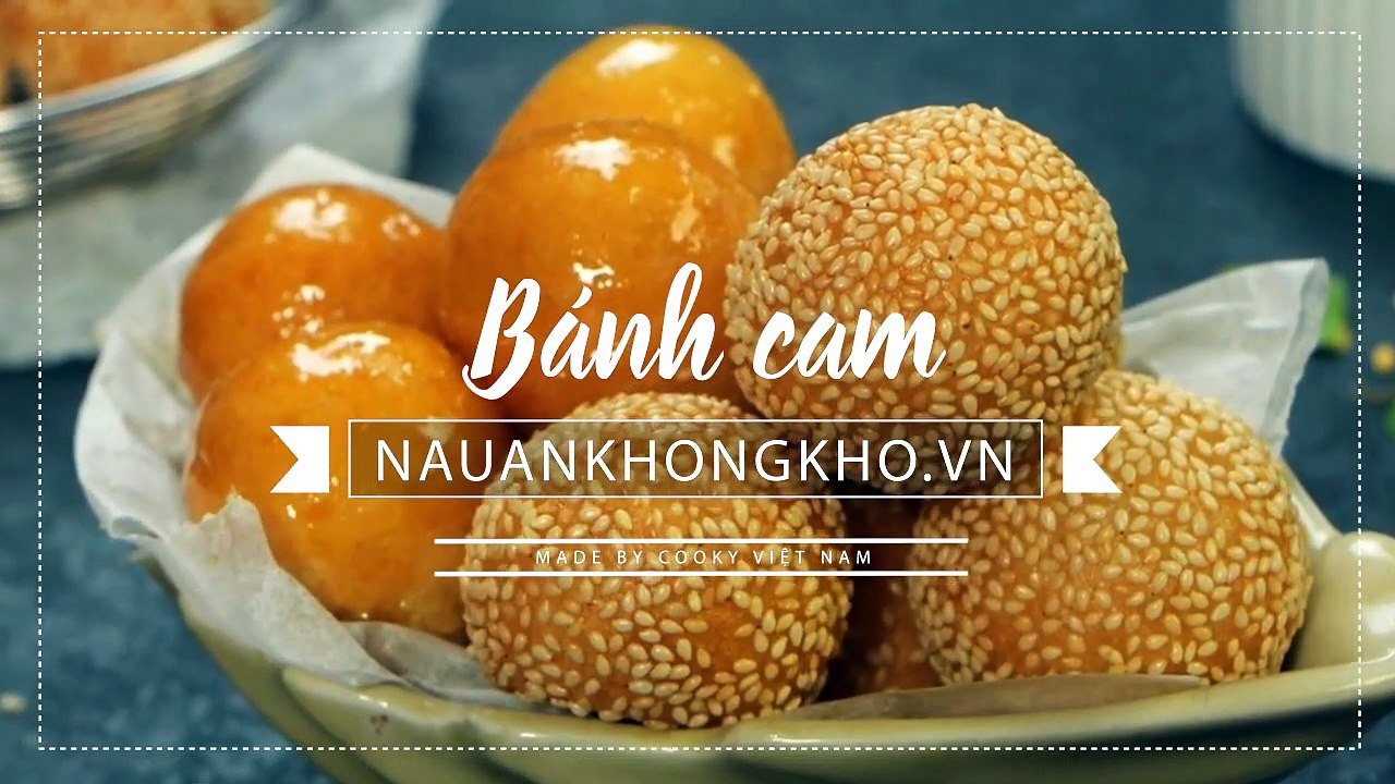 Cách làm bánh cam tại nhà