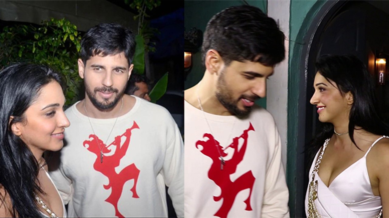 Kiara Advani looks happy with Sidharth Malhotra at her birthday bash; Watch Video | FilmiBeat