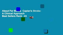 About For Books  Caplan's Stroke: A Clinical Approach  Best Sellers Rank : #4
