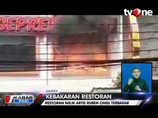 Restoran Geprek Bensu di Fatmawati Kebakaran
