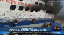 Kapal Roro KMP Sembilang Terbakar di Riau