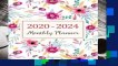 Full version  2020-2024 Monthly Planner: Five Years Monthly Planner (60 Months Calendar) For To