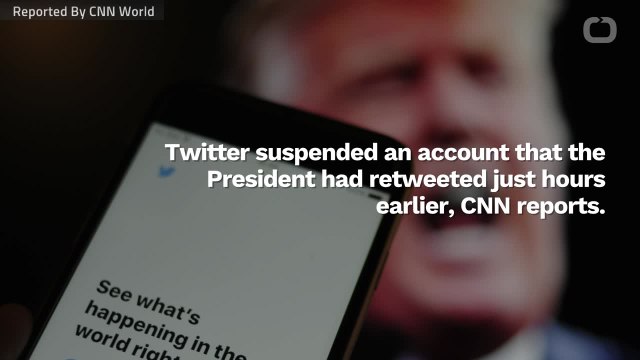 Twitter Suspends An Account Hours After Trump Retweets It