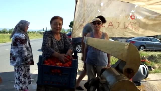 Salça yapmak hiç bu kadar kolay olmamıştı