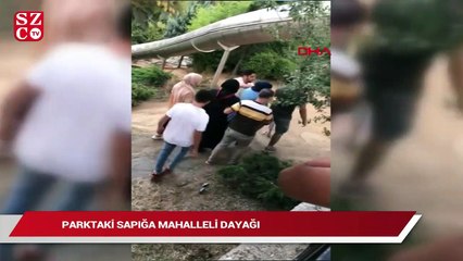 Parktaki sapık iddiasına mahalleli dayağı