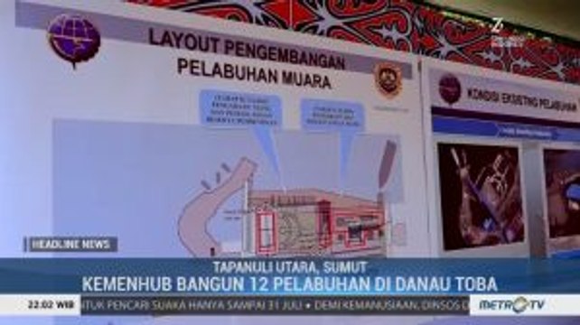 Kemenhub Bangun 12 Pelabuhan di Danau Toba