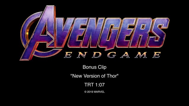 Avengers Endgame BRO THOR Behind The Scenes Bonus Clip