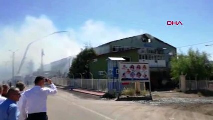 KONYA HUĞLU'DA SİLAH FABRİKASINDA YANGIN-5