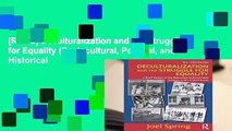 [READ] Deculturalization and the Struggle for Equality (Sociocultural, Political, and Historical