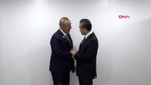 Çavuşoğlu, Çin Dışişleri Bakanı Wang Yi ile görüştü