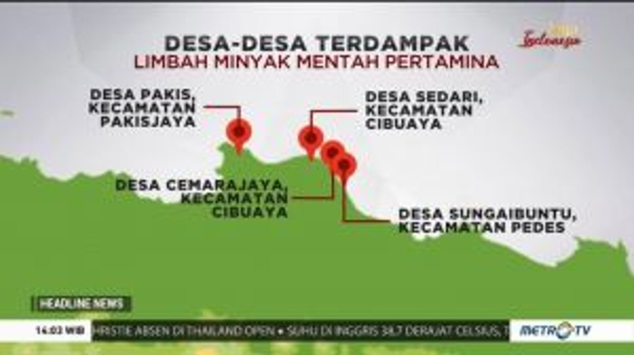 Ini Desa-desa Terdampak Limbah Minyak Mentah Pertamina