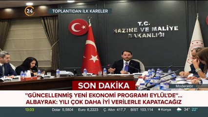 Güncellenmiş yeni ekonomi programı eylülde