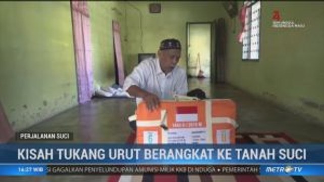 Menabung Bertahun-tahun, Tukang Urut Akhirnya Naik Haji