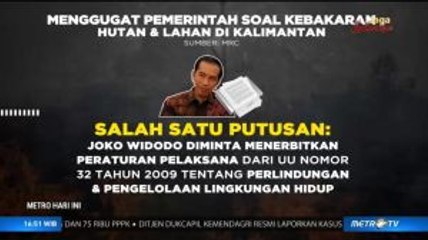 Walhi Desak Pemerintah Laksanakan Putusan MA soal Kebakaran Hutan