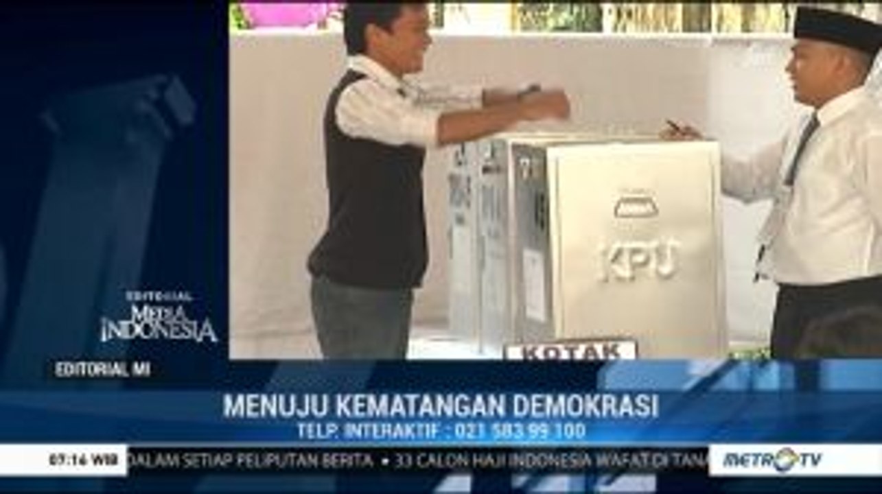 Menuju Kematangan Demokrasi
