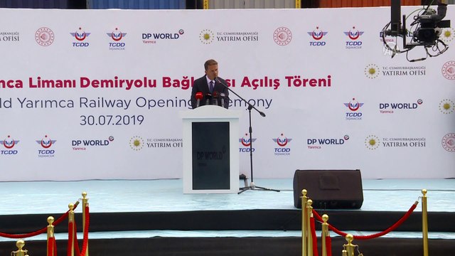 DP World Yarımca Limanı Demiryolu Bağlantısı açıldı - KOCAELİ