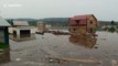 Flooding in southern Russia's Irkutsk sees hundreds of homes wrecked