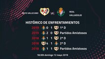 Previa partido entre Rayo Vallecano y Real Valladolid Jornada 37 Primera División