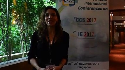 Asst. Prof. Imen Handi Mejri at IE Conference 2017 by GSTF