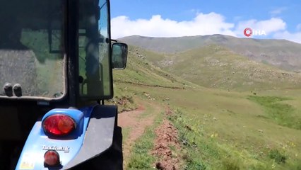 Sivas'ta Kalbi Andıran Göl Havadan Görüntülendi