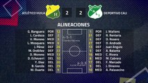 Resumen partido entre Atlético Huila y Deportivo Cali Jornada 3 Clausura Colombia