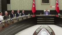 MGK, Cumhurbaşkanı Recep Tayyip Erdoğan başkanlığında toplandı