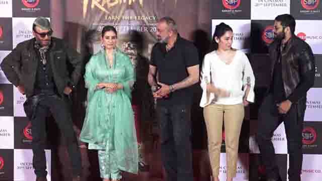 Sanjay Dutt's wife Sanjay Dutt talks on  Prasthanam's stars;Watch video | FilmiBeat