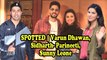 SPOTTED | Varun Dhawan, Sidharth- Parineeti, Sunny Leone